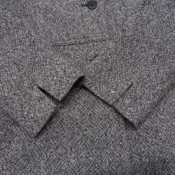 Express Blazer Women Small Gray Career Office Single Breast Textured Jacket - Picture 9 of 11